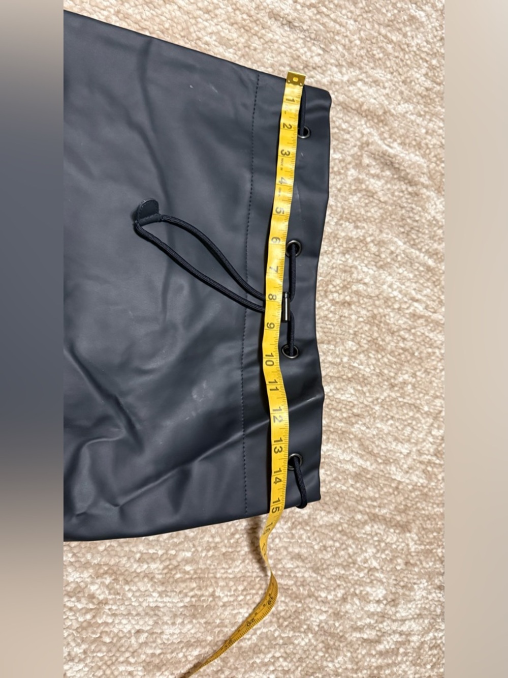 Prada luna rosa  Drawstring Duffel with Red Logo Stripe - Picture 9 of 12